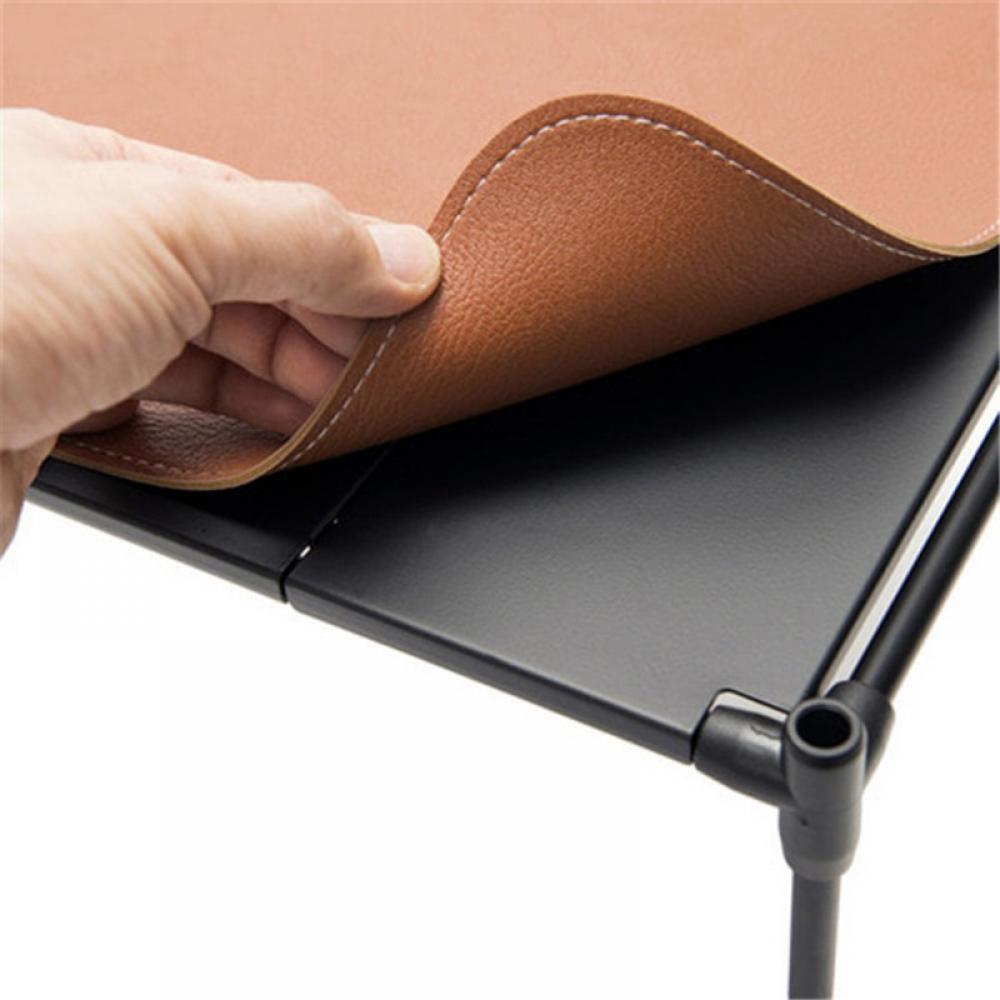 Table Mat Outdoor Camping Picnic Leather Placemat Foldable Moisture-proof  Picnic Mat Large PU Leather Mat 